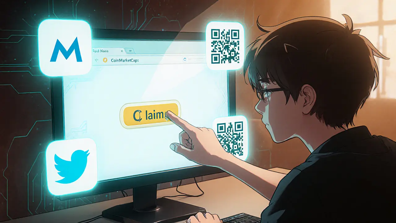 Teen player claims an NFT using a wallet on a glowing screen.