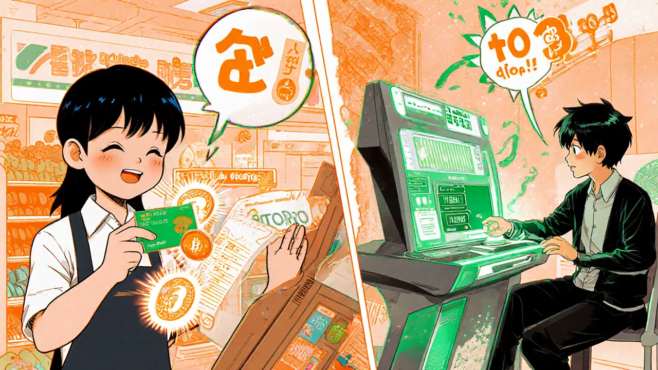 Protagonist converting FamilyMart points to BITO and staking for fee discounts and APR.