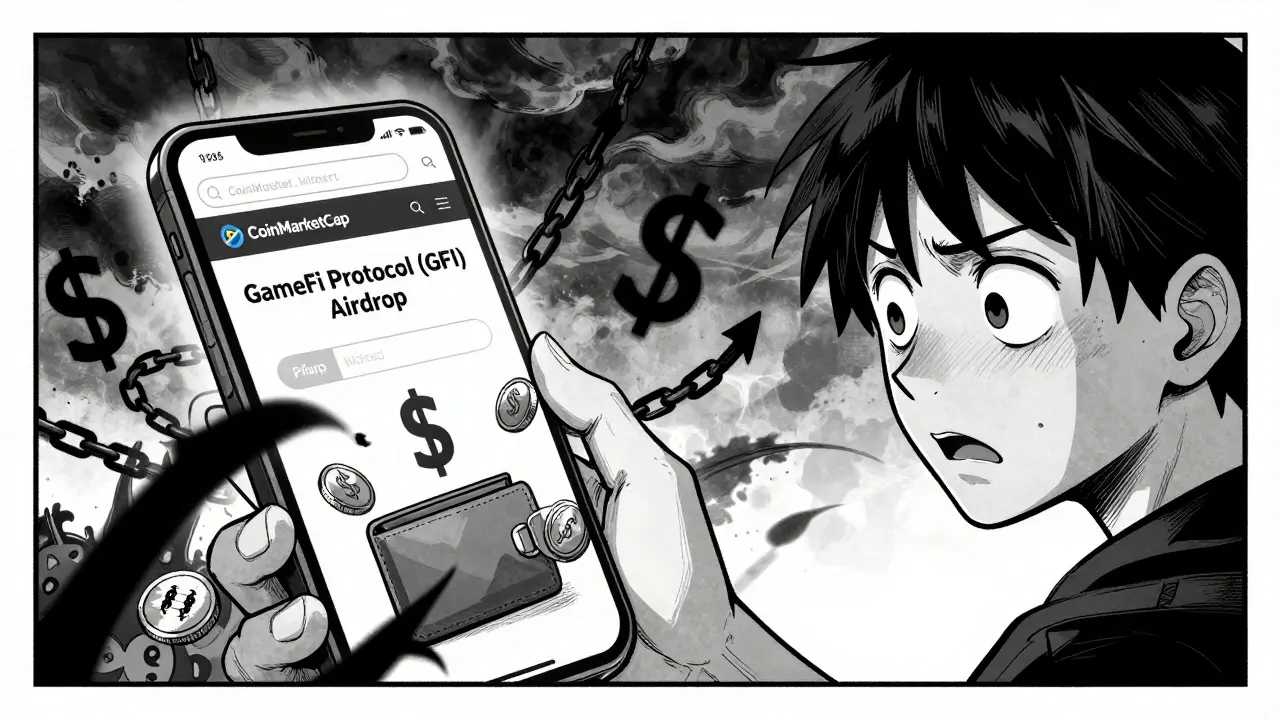 GameFi Protocol (GFI) CoinMarketCap Airdrop: What You Need to Know