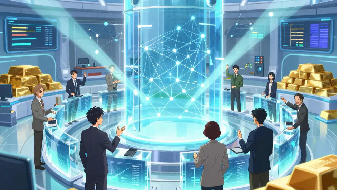 Traders viewing transparent network structures