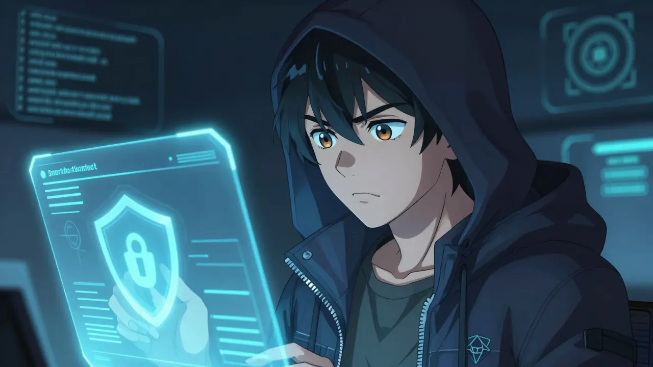 Manga trader checking security audits for safety