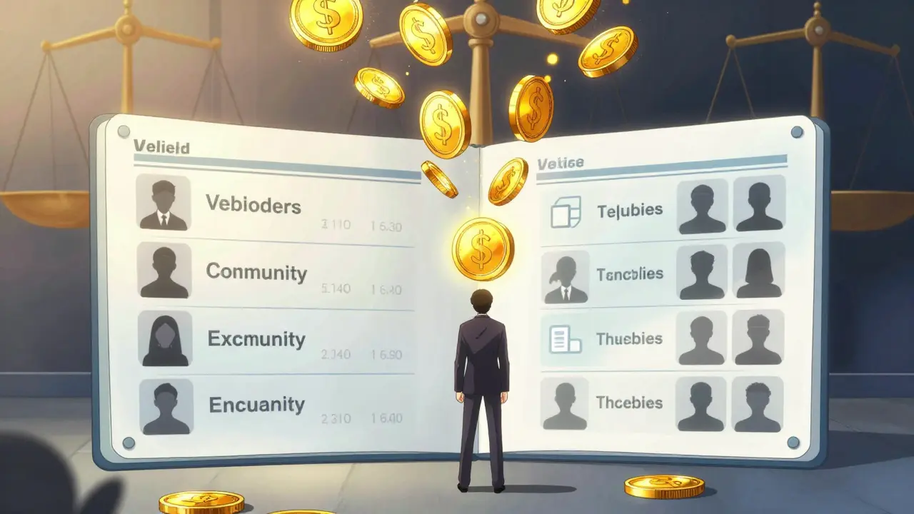 Token allocation visualization in anime style