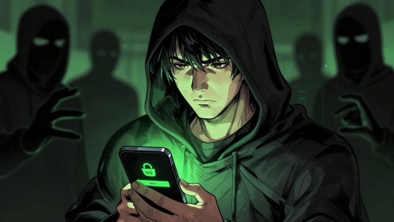 Cautious gamer checking wallet security against phishing threats