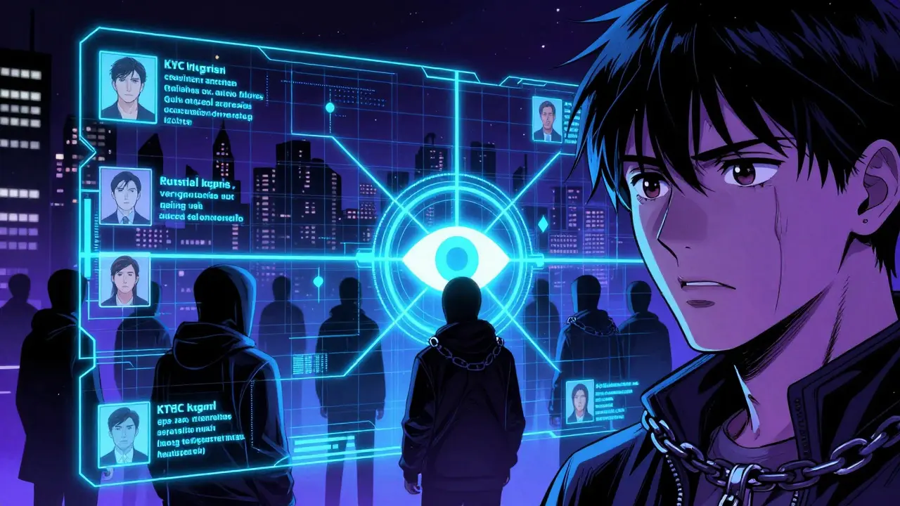 Manga style: Digital surveillance scanning citizens to remove crypto anonymity