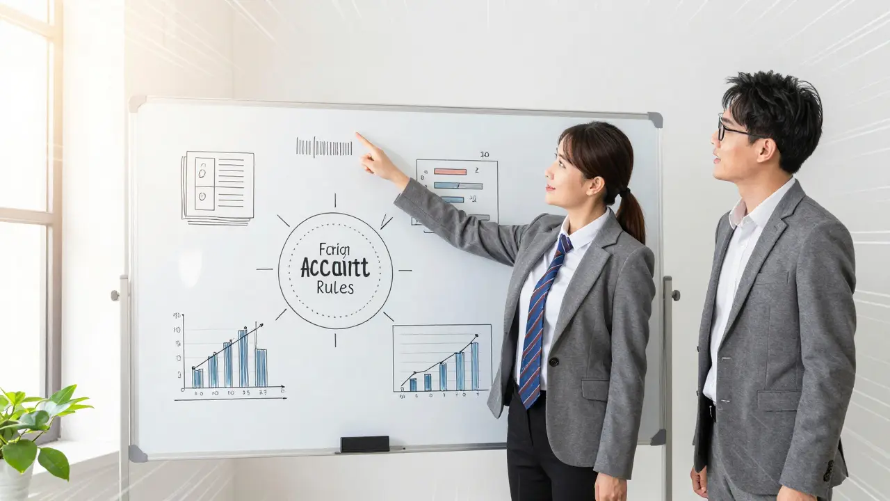 Tax consultant helping investor comply with regulations