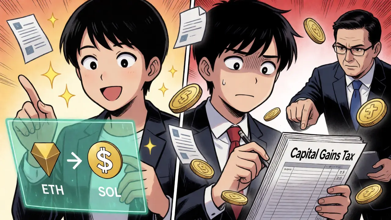 Crypto trader surprised by tax inspector during swap