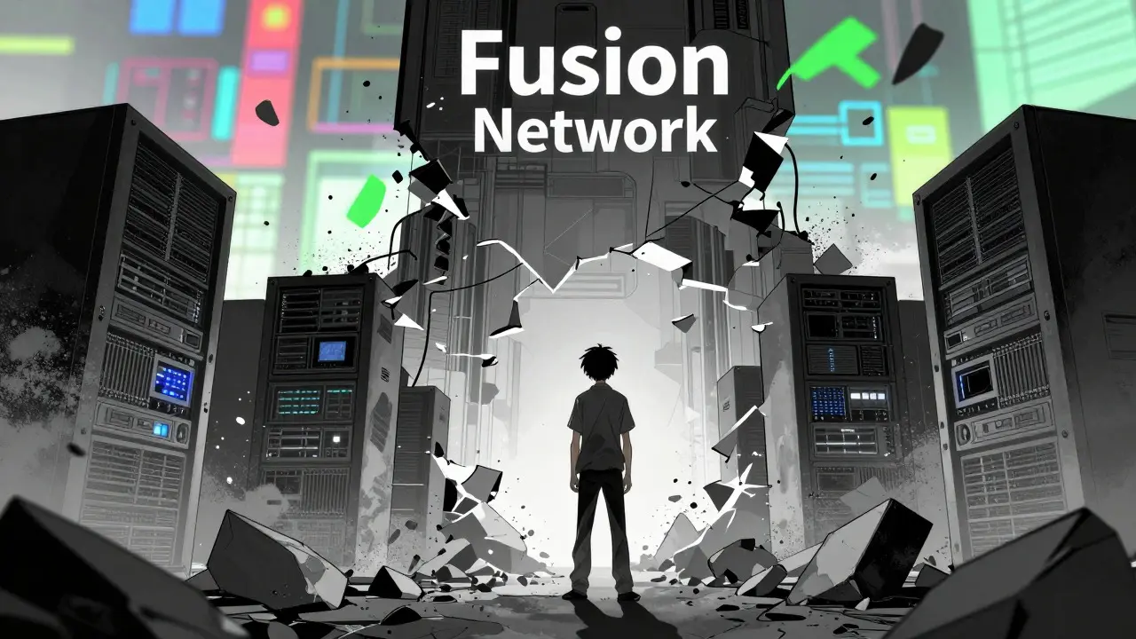 Manga artist depicts abandoned Fusion network servers